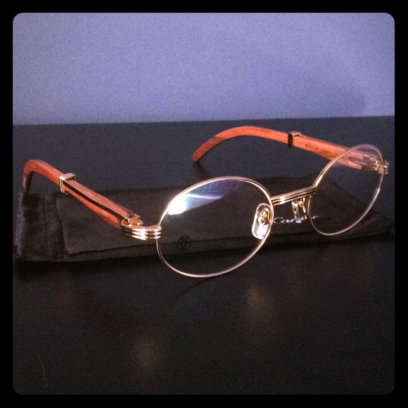 18k gold eyeglasses frames